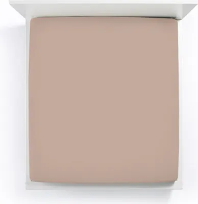 Produktbild von Bella Donna Premium Spannbettlaken Farbe Trüffel Größe 140x190-160x220