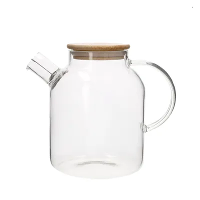 Zdjęcie produktu dla HOMLA Dzbanek SAFFRON z bambusowym wieczkiem 1,8 l