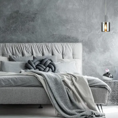 Produktbild von Hängeleuchte Donati Chrom getöntes Glas E27 1x MAX 40W L:120cm Ø15cm dimmbar