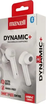 Produktbild von Maxell Dynamic+ Kopfhrer mit Mikrofon Wei