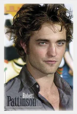 Produktbild von Pattinson, Robert - Poster - Glance + Wechselrahmen, Shinsuke® Maxi MDF weiss, Acryl-Scheibe