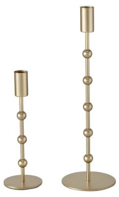 Produktbild von Boltze home kaarsenstandaardset kimberly 2delig goud