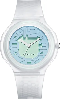 Produktbild von Alienwork Kids Kinderuhr Jungen Mädchen Transparent Kautschuk-Armband Grün Kinder-Uhr Sportlich