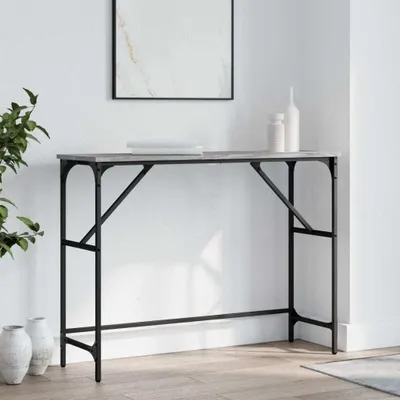 Produktbild von "im Angebot" Konsolentisch Grau Sonoma 100x32x75 cm Holzwerkstoff - Kaffeetisch CC22862