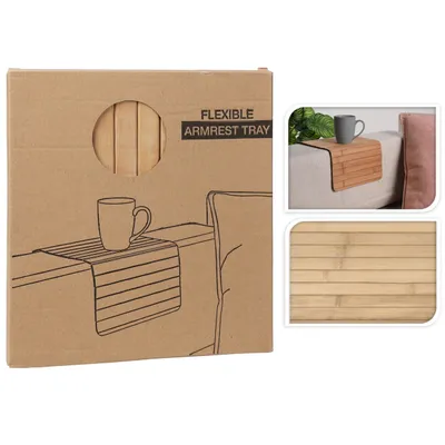 Produktbild von H&S Decoration Platzdeckchen braun Bambus 0,4x24x44 cm