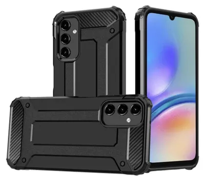 Produktbild von Techsuit Hybrid Armor Back Cover Hülle für Samsung Galaxy A05s - Schwarz