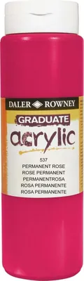 Obrázok produktu pre Daler Rowney Graduate Akrylová farba Permant Rose 500 ml 1 ks