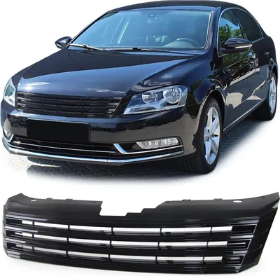Obrázok produktu pre Mriežka chladiča športová čierna pre VW Passat B7 od 2010-