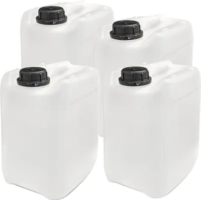 Image de plasteo 4x 5 litres DIN 45 canettes de boisson et d'eau | Sécurité alimentaire