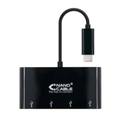 Zdjęcie produktu dla Nanocable 10.16.4401-BK, USB 3.2 Gen 1 (3.1 Gen 1) Type-C, USB 3.2 Gen 1 (3.1 Gen 1) Type-C, Czarny, 0,1 m, USB, 1 szt.