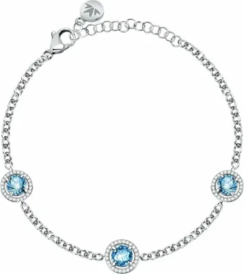 Produktbild von Glitzerndes Silberarmband mit Tesori SAIW96 Kristallen