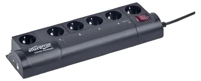 Immagine prodotto di Gembird EnerGenie EG-PMS2 - Unità di controllo della potenza - AC 250 V - 2500 Watt - USB - Connettori di uscita: 6 - Tedesco