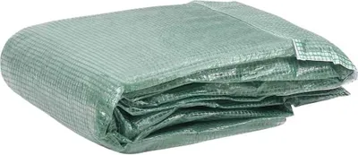 Produktbild von vidaXL Ersatzabdeckung für Gewächshaus (16 m²) 400x400x200 cm Grün
