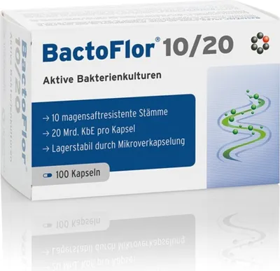Produktbild von Bactoflor 10/20 Probiotisch Präbiotisch 100 Kapseln
