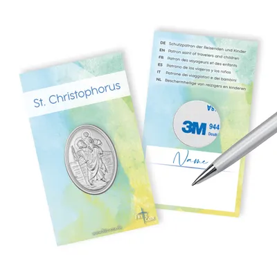 Produktbild von Schutzheiliger Reisender Sint Christoffel Schlüsselanhänger Medaille
