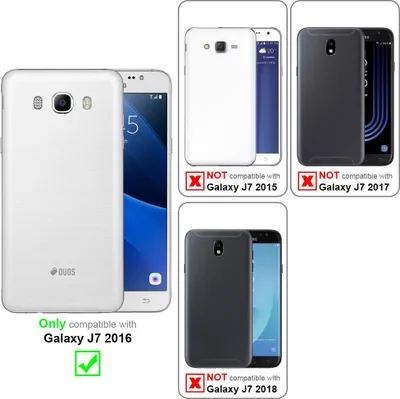 Immagine prodotto di Cadorabo cover per Samsung Galaxy J7 2016 cover protettiva in marrone flip case custodia per telefono cellulare cover