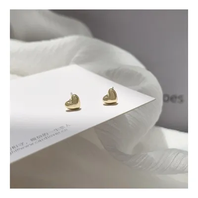 Produktbild von Mini-Herz-Ohrringe K1529, antiallergisch, nickel- und chromfrei, Maße 0,4 x 0,3 cm