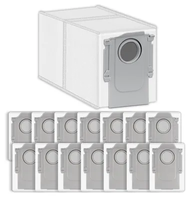 15 Staubsaugerbeutel für Roborock QV35A, S8 MaxV Ultra, Qrevo Curv u. a.