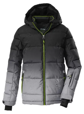 Produktbild von Killtec Winterjacke für Kinder mit Kapuze und Schneefang, Farbe:Grau, Kinder Größen:152