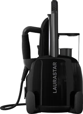 Produktbild von Laurastar Lift Plus Ultimate Black, 3-in-1 Bügelstation, Entknittert, Bügelt & Reinigt, Hygienischer Dampf, Alu-3D Sohle, Vertikales Bügeln