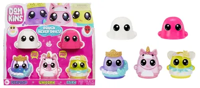 Zdjęcie produktu dla MGA Entertainment DohKins Fantasy Pack - Assortment 1, Glinka do modelowania, Wielobarwny, Dziecko, Chłopak, dziewczyna, 3 lat(a), 99 lat(a)
