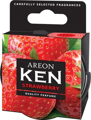 Produktbild von Original Areon KEN Autoparfüm Duftdose Duftbaum Lufterfrischer DECKEL Erdbeere