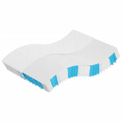 Image de Matelas à ressorts ensachés dureté moyenne 140x200 cm