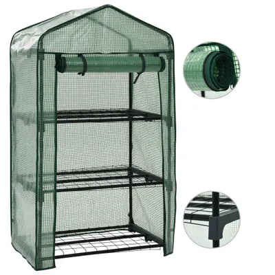 Produktbild von vidaXL 3-stufiges Mini-Gewächshaus 69 x 49 x 125 cm