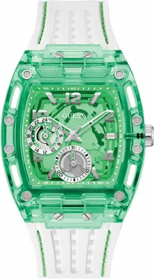 Image de Guess Phoenix Montre Vert Vert One Size
