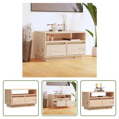 Obrázek produktu pro The Living Store TV skříňka 60x35x37 cm z masivního borovicového dřeva