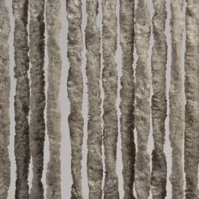 Produktbild von Denl Insektenschutz Privatadjektor Vorhang Chenille Grau 125x230cm