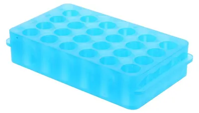 Reagenzglashalter aus Kunststoff, 11x6x2,3 cm, blau, 1 Stück