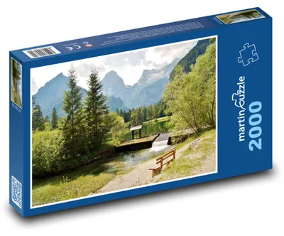 Produktbild von martinpuzzle - Puzzle 2000 Teile - Alpen - Nationalpark
