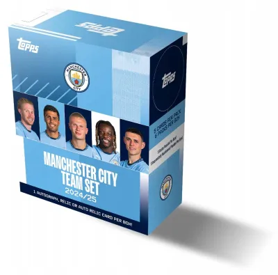Obrázok produktu pre Topps Man City 24/25 Gift Hit – Autograph/Memorabilia Guaranteed