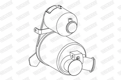 Produktbild von WALKER 73339 Dieselpartikelfilter DPF Rußpartikelfilter für VW Golf VII Schrägheck (5G1, BQ1, BE1, BE2) Abgasanlage Diesel