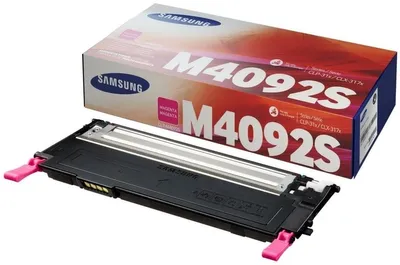 Produktbild von Lasertoner Samsung CLTM4092S magenta Packung mit 4 Stück