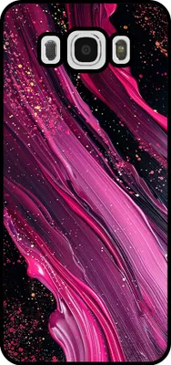 Produktbild von Smartphonica Telefon Fall geeignet für Samsung Galaxy J5 2016 mit Marmor Druck - TPU zurück Abdeckung Fall Marmor Design - lila rosa
