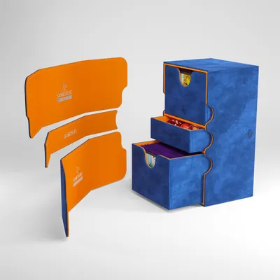 Produktbild von Gamegenic - Stronghold 200+ XL Convertible - Blue/Orange (Exclusive Line)