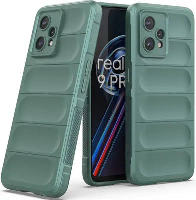 Obrázek produktu pro OPPO Realme 9 Pro+ Pouzdro, Měkké TPU Silikonové Nárazuvzdorné Ochranné Pouzdro pro OPPO Realme 9 Pro+ zelené