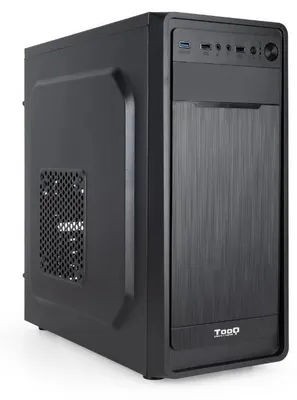 Obrázek produktu pro TooQ TQC-5701U3C-B, Midi Tower, PC, Černá, ATX, Micro ATX, Mini-ITX, Ocel, 15 cm