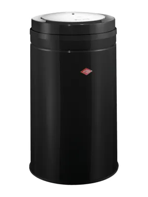 Produktbild von WESCO 350931-62 BIG SWING Abfallsammler in SCHWARZ mit 120 Liter Abfallvolumen und Schwingdeckel / Mülleimer