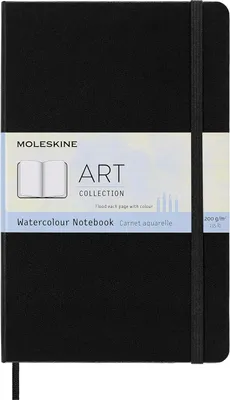 Productafbeelding van 13 x 21 cm Large Art Collection Watercolour Notebook Sketchbook Album for Drawing with Hard Cover, Paper Suitable for Water