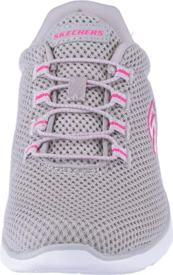 Produktbild von Skechers Damen Summits 12985 Turnschuhe, Gray Mesh/ Hot Pink Trim, 39 EU