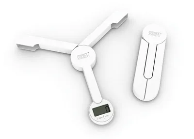 Zdjęcie produktu dla Joseph Joseph TriScale, Elektroniczna waga kuchenna, 5 kg, Biały, Dotyk, fl oz, kg, lb, ML, LCD