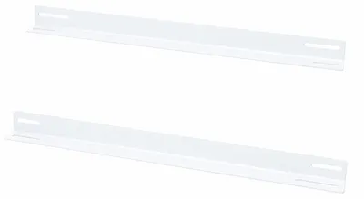 Produktbild von 19” Rackschienen für 450mm tiefe Wandschränke - weiß
