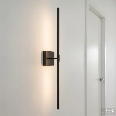 Produktbild von home24 Akku-Wandleuchte - inkl. Fernbedienung - 3-Stufen-Dimmer - Eisen