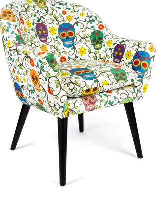 Immagine prodotto di Poltrona Excelsa Calavera in poliestere e multistrato 70,5 x 65 x 83 multicolore