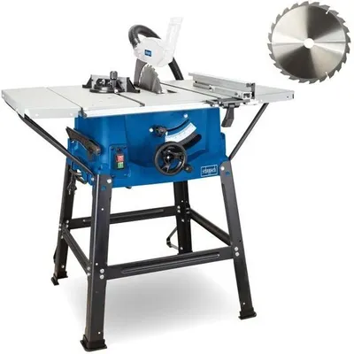 Image de Scie circulaire sur table SCHEPPACH HS100S (250 mm 2000 W) + 2eme lame
