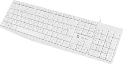 Produktbild von NATEC NKL-1949 Tastatur USB QWERTY Spanisch White