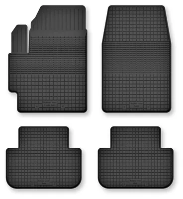 Zdjęcie produktu dla Dywaniki gumowe do Honda Civic VII 2001-2005 (hatchback/coupé) – 4 szt., czarne, dobierane – Wielganizator Semi-Universal